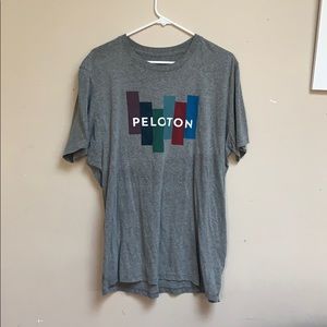 Peloton grey heather tee. Men’s XL.